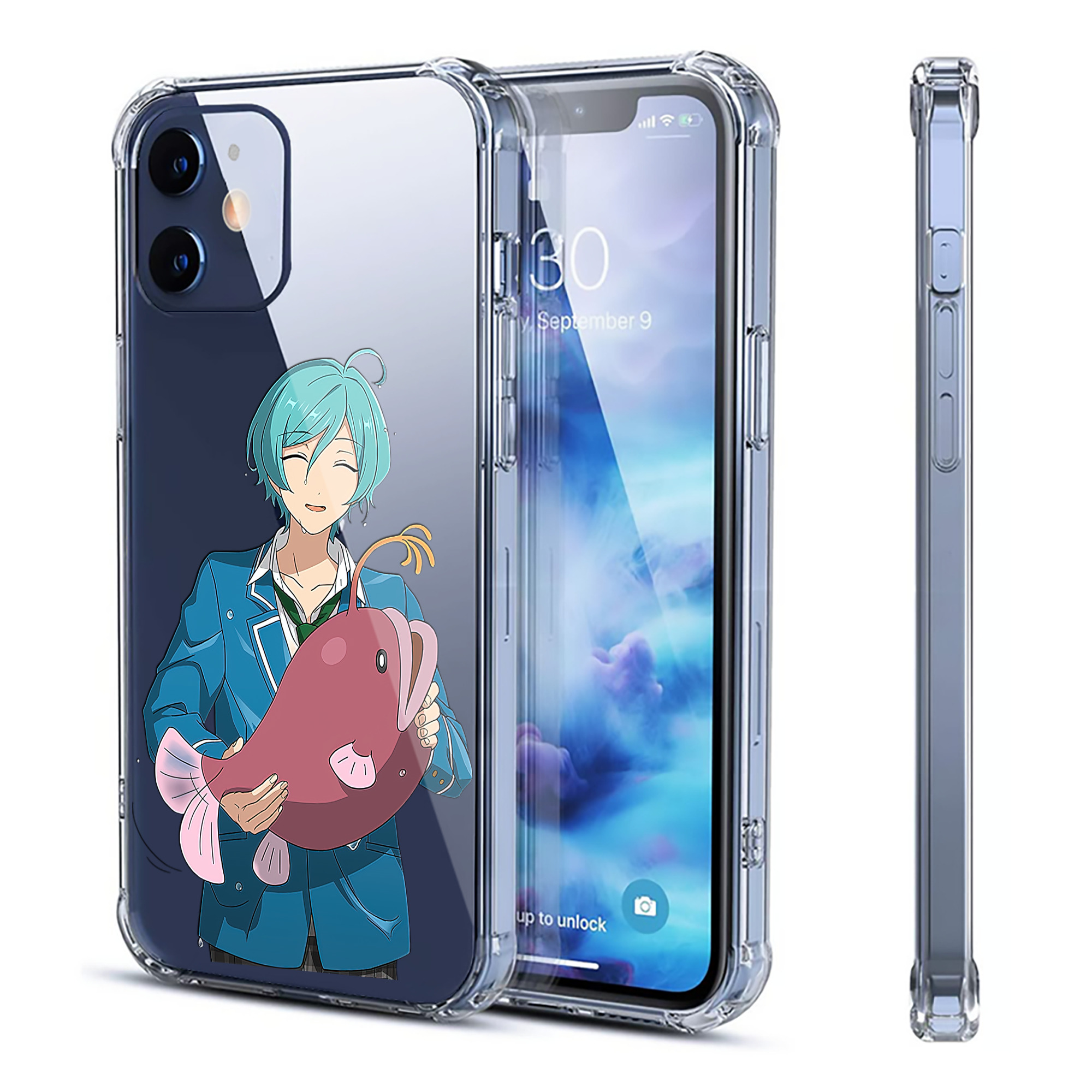 （画像用） あんさんぶるスターズ! Ensemble Stars 【iPhone 12シリーズ対応】透明スマホケース（クリアソフトケース）